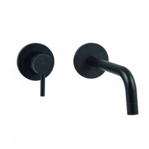 LIG006NO70 Rubinetto miscelatore incasso lavabo nero opaco bocca 17,8cm - Light PAFFONI - immagine 1