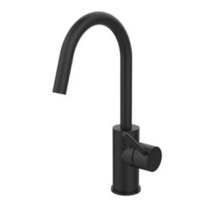 LIG078NO Rubinetto miscelatore lavabo canna orientabile senza scarico nero Light PAFFONI
