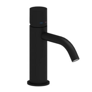 LIGX075NO Rubinetto miscelatore lavabo senza leva scarico autom. nero opaco Light PAFFONI - immagine 1
