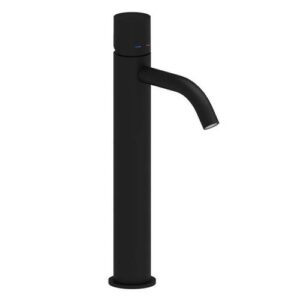 LIGX085NO Rubinetto miscelatore lavabo prolungato scarico autom. nero opaco  Light PAFFONI - immagine 1