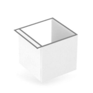 MCS48481NPM Mobile bagno con anta a dx e portasciugamani a sx 54x48x47cm Cubo PIOMBO MATT COLAVENE - immagine 1