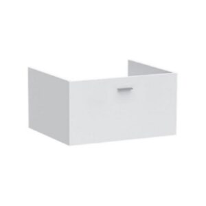 MSC6050BM Mobile bagno sospeso 1 cassetto 60x50xh41cm Volant BIANCO TALCO COLAVENE - immagine 1
