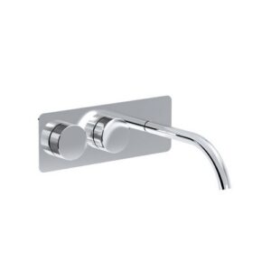 PE167915-DX Miscelatore lavabo a parete con bocca a destra ELETTA TECNO EURORAMA