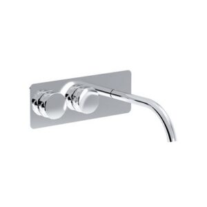 PE168915-DX Miscelatore lavabo a parete con bocca a destra ELETTA CHESTER EURORAMA