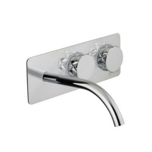 PE168915-SX Miscelatore lavabo a parete con bocca a sinistra ELETTA CHESTER EURORAMA