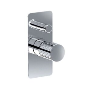 PE178030SLQ Parte esterna miscelatore doccia incasso con deviatore 2 uscite cromo EURORAMA - immagine 1