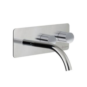 PE178915-D37-SX Miscelatore lavabo a parete con bocca a sinistra TOCCO RIGATO EURORAMA - immagine 1