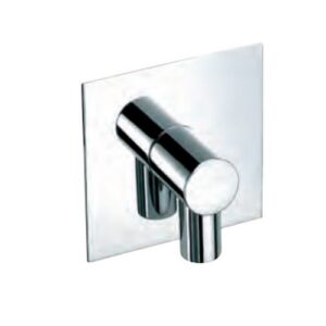 R0853 Presa acqua M1/2"xF15x1 con piastra quadra cromo EURORAMA