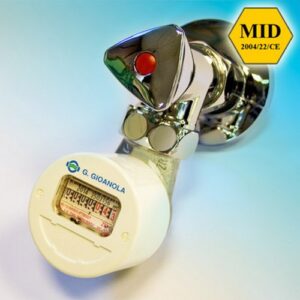 R10WC98CHM06 Contatore-rubinetto da arredo cromato con modulo Wireless M-Bus SARC/15 SUPERPLUS GIOANOLA