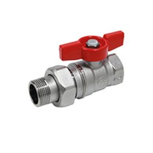 R259X043 R259D Valvola sfera attacchi F-M 1/2"F x 1/2"M - maniglia blu GIACOMINI - immagine 1