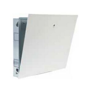 R500Y215 Cassetta metallica filo muro collettori 500 x 450 x 80÷110 mm GIACOMINI