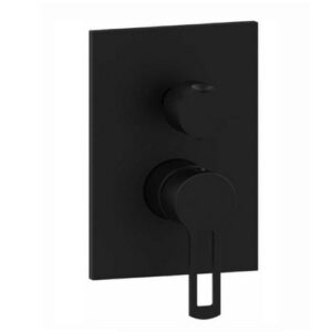 RIN018NO/M Rubinetto miscelatore incasso doccia 2 uscite inox nero opaco - Ringo PAFFONI - immagine 1