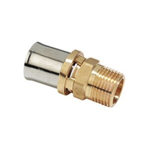 RM107Y105 Raccordo diritto filettato maschio multipinza 2 1/2" x(75x5) GIACOMINI - immagine 1