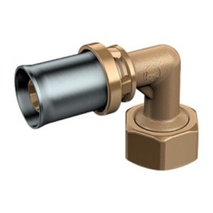 RM130PY037 Raccordo 90°calotta filettata sede piana 1/2" x (20 x 2) GIACOMINI - immagine 1