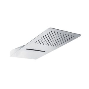 SD2150253CR Soffione Berlino anticalcare getto a pioggia e cascata 550x230 mm SPHERA