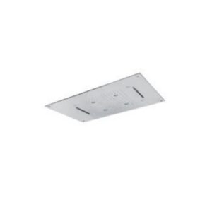 SFCT202C0 Soffione a incasso contro-soffitto 700x400 mm in acciaio lucido 3 getti GATTONI