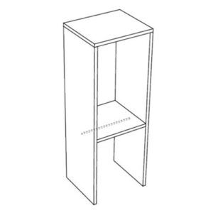 SMART4BM Mobile colonna per Smart dry 75x65xh210cm SmartTop BIANCO TALCO COLAVENE