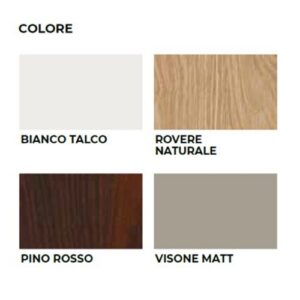 SMART21SXRN Mobile colonna porta porta scope con ripiani e anta 75x65xh210 Sx SmartTop ROVERE NATURALE COLAVENE - immagine 2