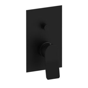 TI015NO/M Rubinetto miscelatore incasso doccia con deviatore nero 2 uscite Tilt PAFFONI - immagine 1