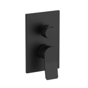 TI019NO/M Rubinetto miscelatore incasso doccia deviatore nero 3 uscite inox Tilt PAFFONI - immagine 1