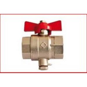 VV112974 Pozzetti porta sonda con  valvola a sfera 1" GIOANOLA