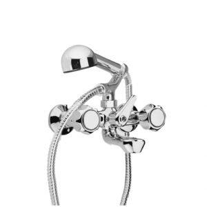 1016F368A021 Rubinetto miscelatore esterno vasca con accessorio doccia CROMO MAMOLI