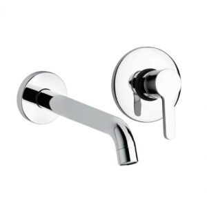 40670000N121 Rubinetto miscelatore lavabo a muro da incasso CROMO MAMOLI - immagine 1