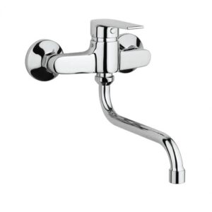 77230741L021 Rubinetto miscelatore lavello a parete CROMO MAMOLI