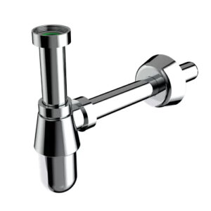 Sifone a bottiglia per lavabo in ABS cromato THERMOTRAP 1"1/4 x ø 32×250mm 0570OT25K7  BONOMINI