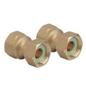 P15F Coppia di bocchettoni filettati femmina P15FY013 1/2"F x 1/2"F GIACOMINI