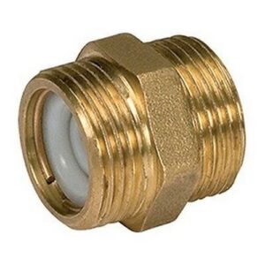 R189V Nipples in ottone con ritegno integrato R189VY004 3/4" - DN20 GIACOMINI