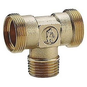 R568R Raccordo a T con attacchi maschio R568RY023 22 x 3/4" x 22 GIACOMINI