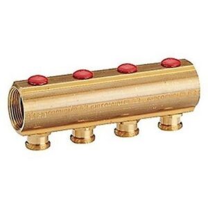 R553S Collettore di distribuzione di mandata R553SY004 1" x 18 /4 GIACOMINI