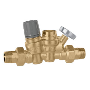 116254 Regolatore termostatico con ritegno incorporato e termometro 3/4"M CALEFFI