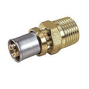 RM107 Raccordo diritto filettato maschio RM107Y033 1/2" x (16 x 2) GIACOMINI