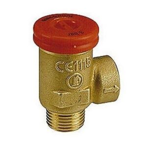 R140RM Valvola di sicurezza R140SY102 1/2" x 2,5 bar GIACOMINI