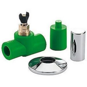 H173A Rubinetto di arresto a vitone con rosone H173AX034 	25   GIACOMINI