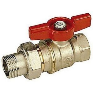 R919 Valvola attacchi F-M con bocchettone R919X009 1 1/4"F x 1 1/4"M GIACOMINI