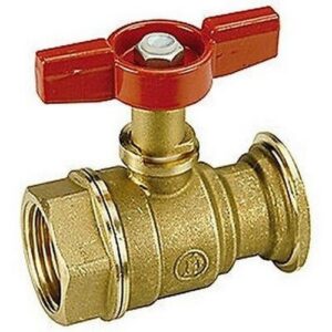 R285 Valvola a sfera non cromata R285Y003 1 1/4"F x 2" GIACOMINI