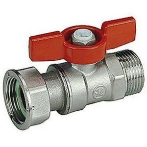 R254P Valvola a sfera per contatori R254PX004 3/4"M x calotta 3/4"F GIACOMINI