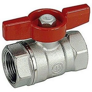 R251D  Valvola con attacchi F-F maniglia a farfalla R251X006 1 1/4" GIACOMINI