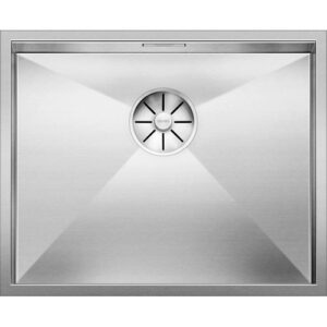 1517245 Lavello sottotop acciaio inox satinato lucido 500x400mm ZEROX 500-U   BLANCO