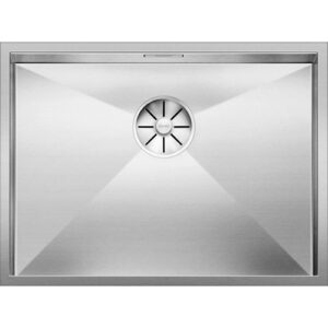 1517246 Lavello sopratop e filotop inox acciaio inox 580x430mm ZEROX 550-IF R est. 4 mm  BLANCO