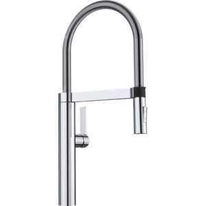 1517597 Miscelatore con doccetta a due getti con fissaggio magnetico CULINA-S Cromato BLANCO