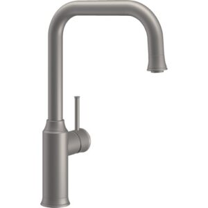 1521290 Miscelatore con doccetta estraibile LIVIA-S Grigio Manganese BLANCO