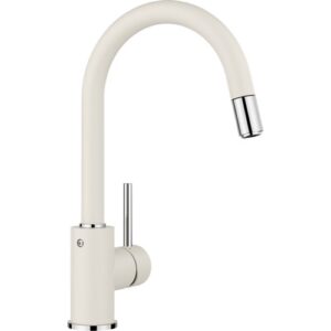 1526968 Miscelatore a canna alta con doccetta estraibile MIDA-S Soft White BLANCO