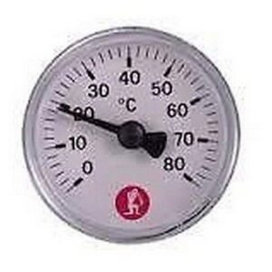 R540 Termometro con pozzetto R540Y002 3/8" - scala 0÷80°C GIACOMINI
