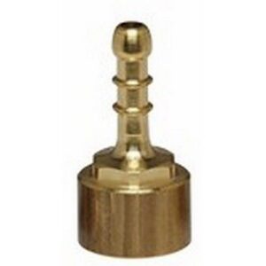 3012.05 PORTAGOMMA FEMMINA DN.8 GIALLO 3/8