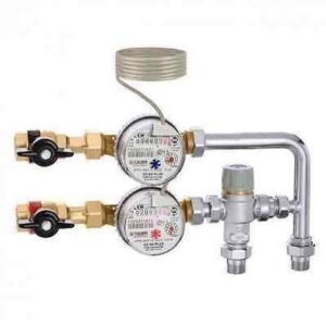 793140 Funzione acqua sanitaria con miscelatore uscita impulsiva CALEFFI