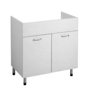 18001 Mobile sottolavello per lavello inox 2 ante 80x50xh82,5 BIANCO COLAVENE